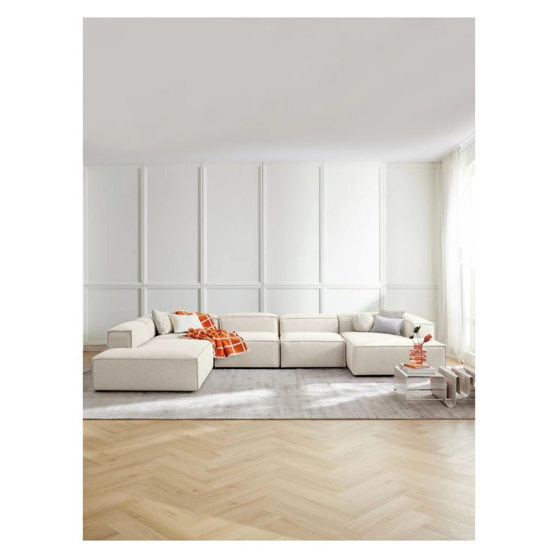 S Home Design Concept Frida Xl Köşe Koltuk Sol Köşe Keten,
