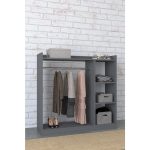 T Designo Ala Giyinme Dolabı – Çok Amaçlı Dolap – Gardırop 120 cm Açık Giyinme Dolabı