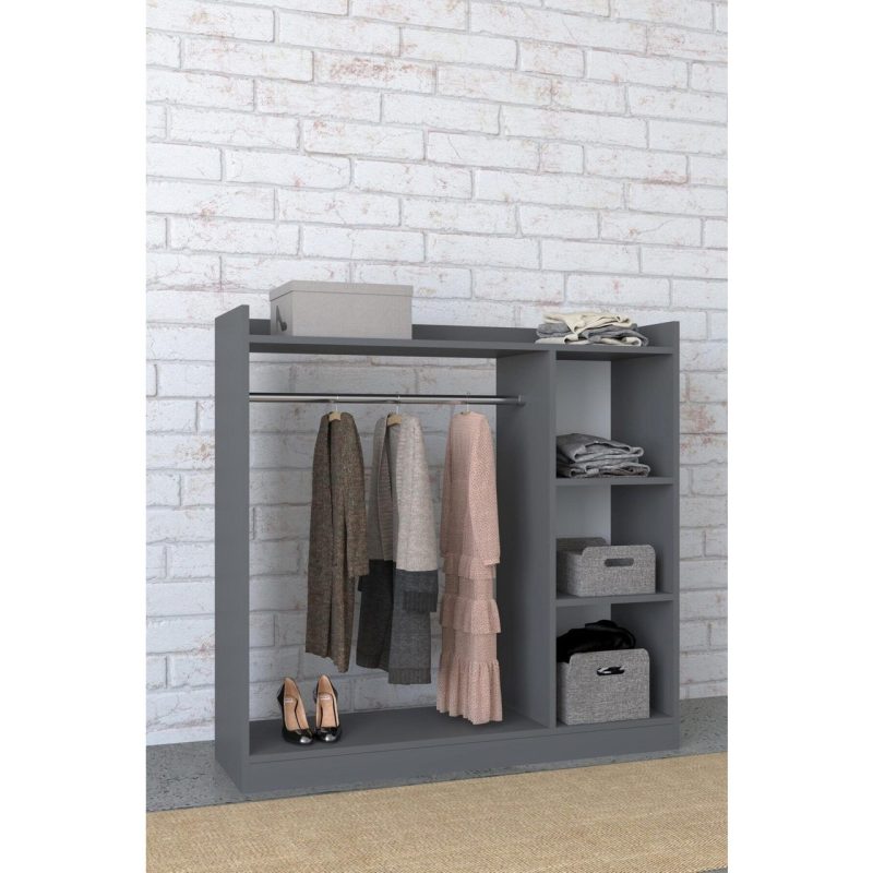 T Designo Ala Giyinme Dolabı – Çok Amaçlı Dolap – Gardırop 120 cm Açık Giyinme Dolabı