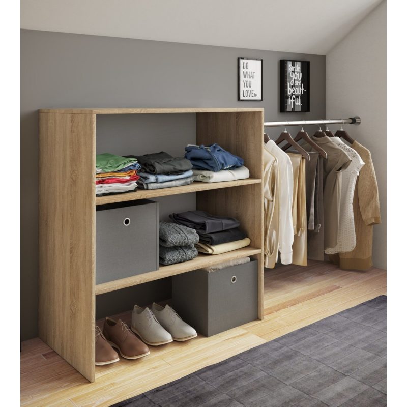 T Designo Alaz Giyinme Dolabı – Çok Amaçlı Dolap – Gardırop 180 cm Açık Giyinme Dolabı