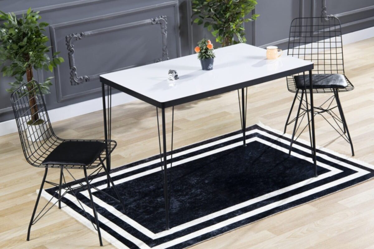 TRENDY MUTFAK MASASI TAKIMI, BEYAZ, 90X60