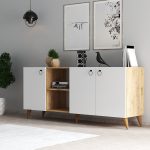 Tanmob Buse Konsol Çam – Beyaz – KSL0303