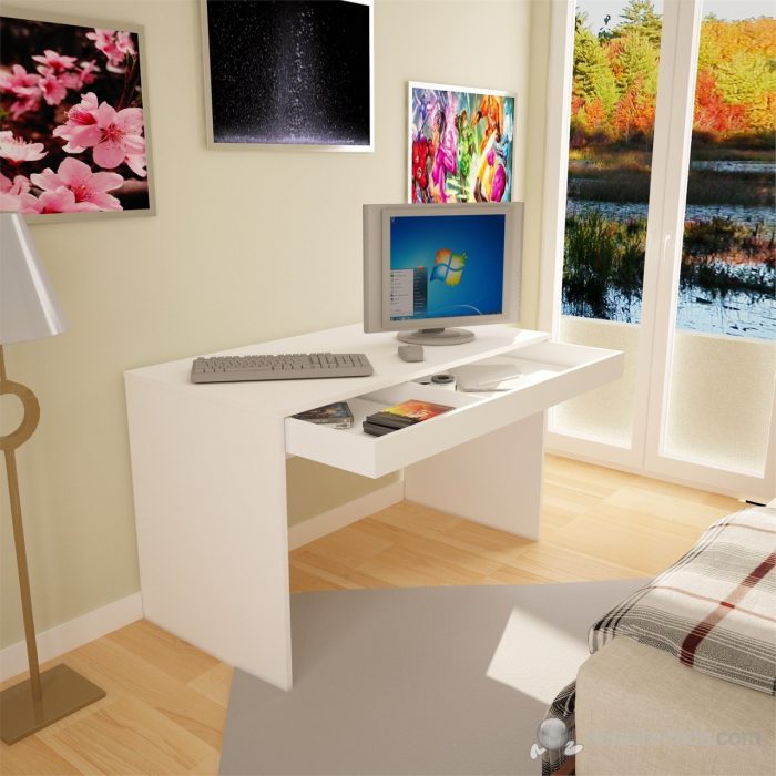 Tdesigno Activa Çalışma Masası – Beyaz