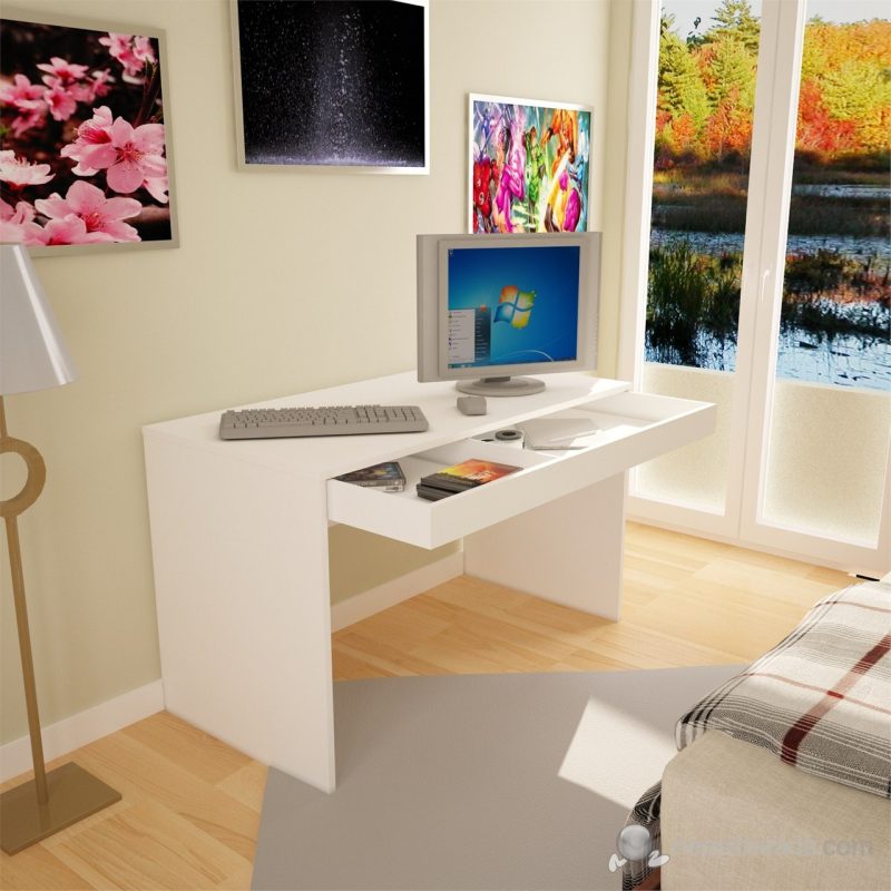 Tdesigno Activa Çalışma Masası – Beyaz