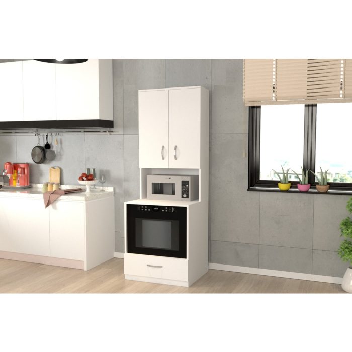 Ucuz Al Sina 3 Kapaklı Ankastre Fırın Dolabı – Beyaz