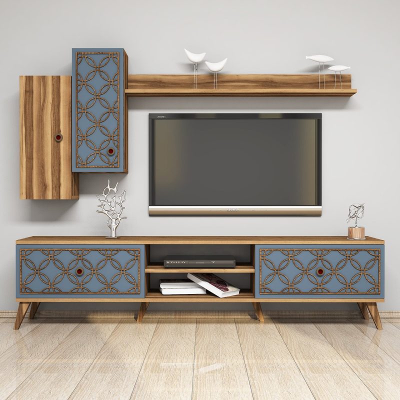 Variant Class Tv Ünitesi Ceviz – Kalsedon