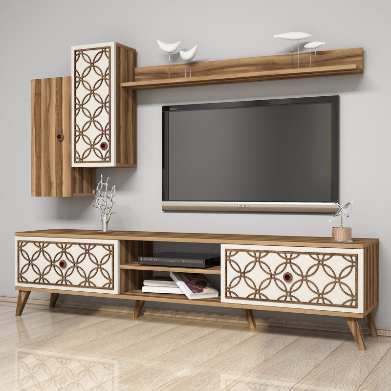 Variant Concept Class Tv Ünitesi Ceviz – Ekru