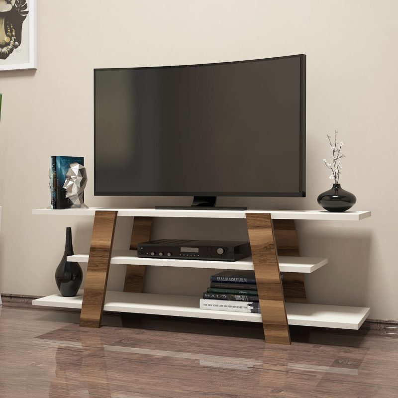 Variant Concept Flower Tv Ünitesi Ceviz – Ekru