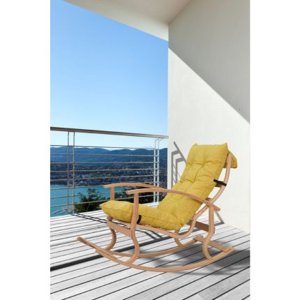 Vilinze Dandini Ahşap Sallanan Bahçe Balkon Teras Sandalyesi