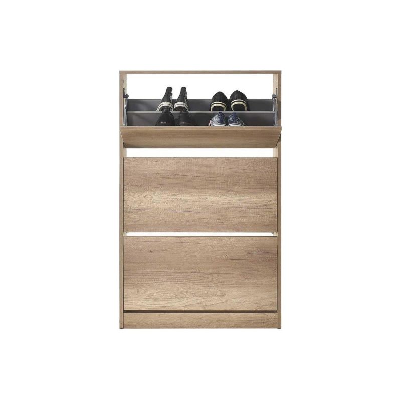 adore mobilya Flat Duo Üç Katlı Geniş Ayakkabılık Dolabı – Tori